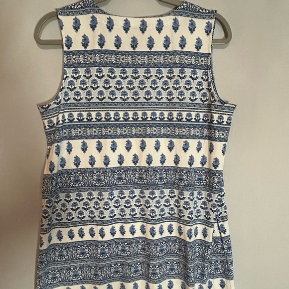 J. Jill Floral Blue and White V-Neck Dress NWT - Picture 12 of 12